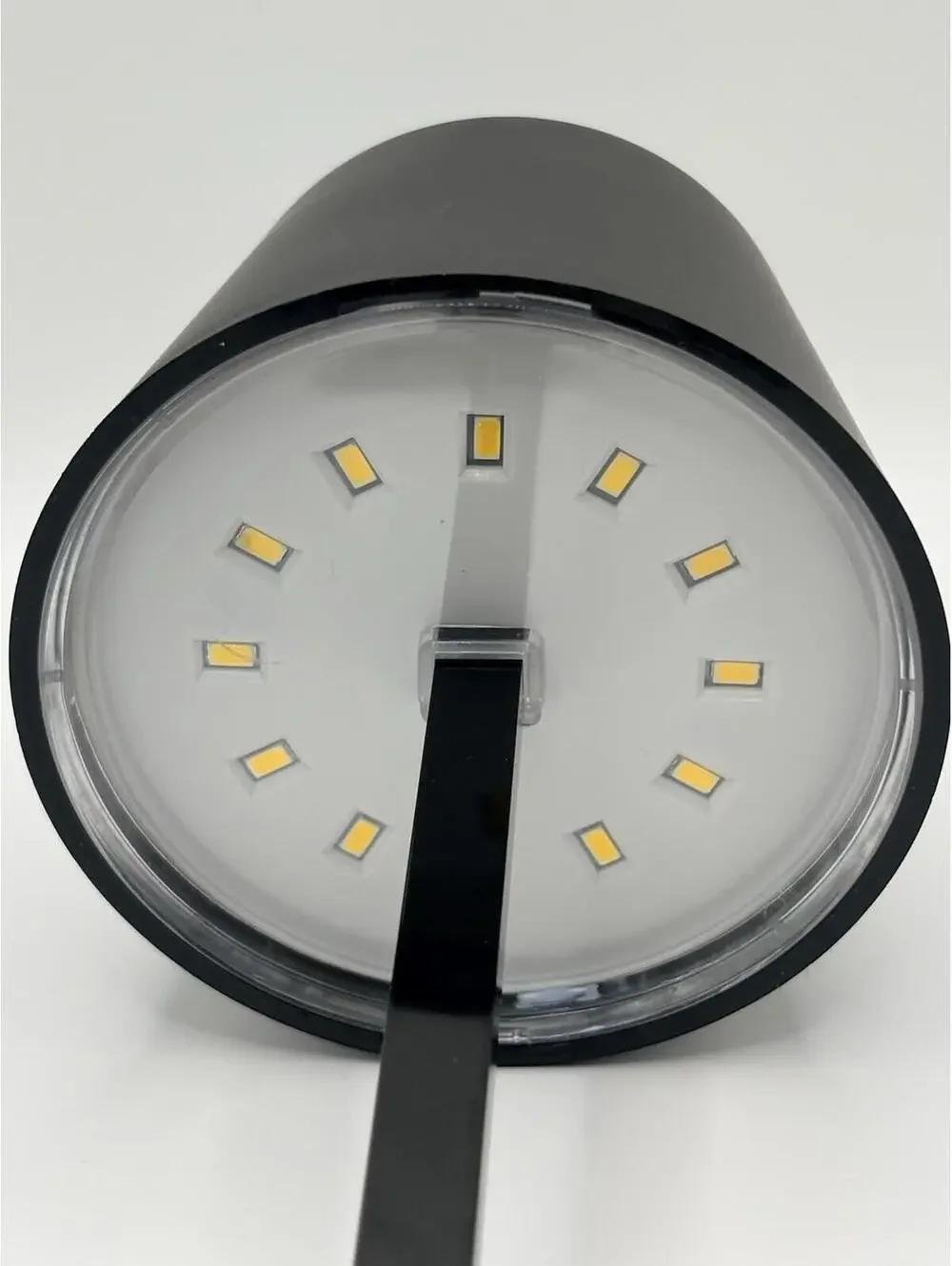 LED Battery Powered Table Lamp, Black -Battery Operated LED Light PORTABLE LAMP